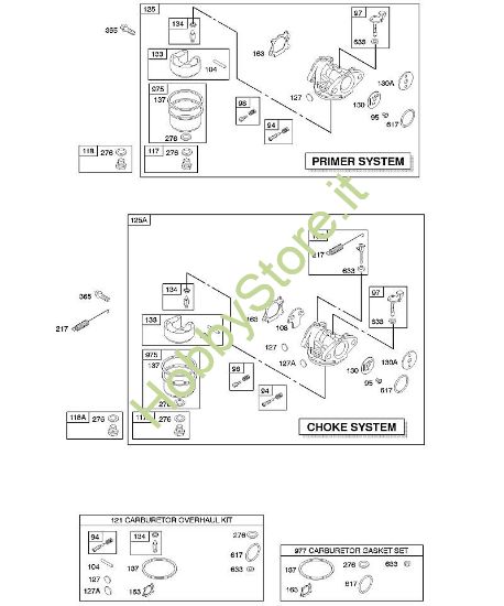 E - Carburatore B&S - 12 €¦ 122H82-0125-01 brand Stihl